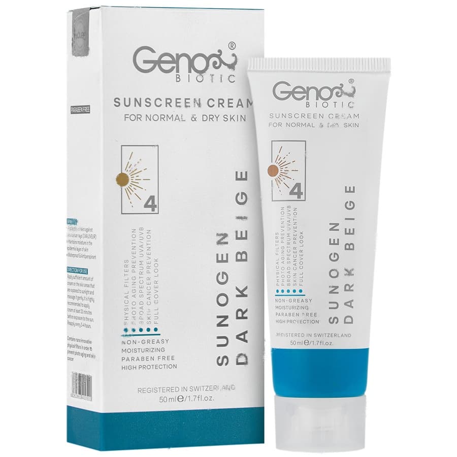 کرم ضد آفتاب پوست خشک SPF50 سانوژن — تصویر ۷