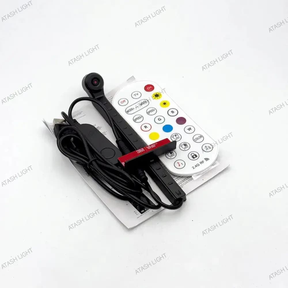 ریسه هوشمند نورپردازی RGB پشت تلوزیون ZAK — تصویر ۴