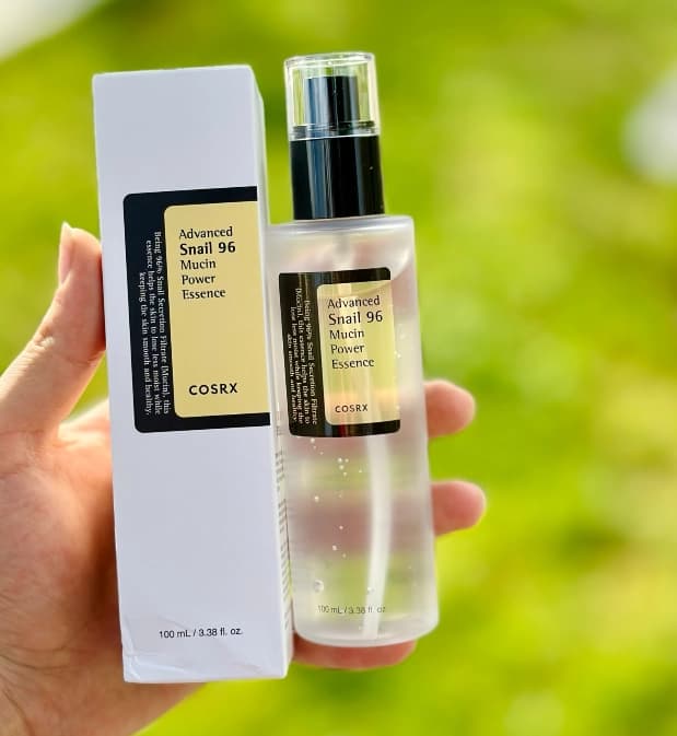 اسنس حلزون کوزارکس COSRX Snail Mucin اصل کره مدل پمپی 96% حجم 100 گرم — تصویر ۳
