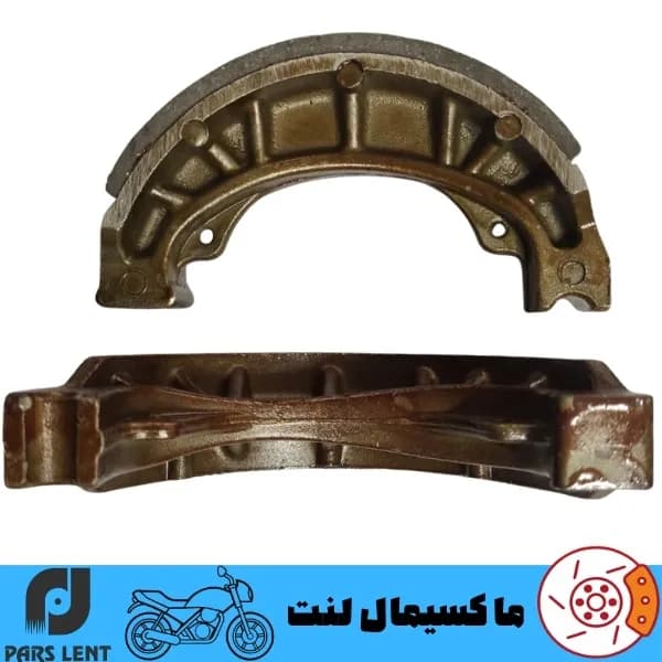 لنت ترمز جلو موتور هوندا بیت 110 (فنر کوتاه) پارس آبی صادراتی (OE) PL50000 — تصویر ۲