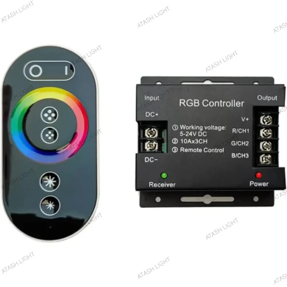 ریموت کنترل RGB تاچ ۳۰ آمپر — تصویر ۴