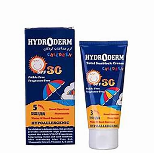 کرم ضد آفتاب کودکان SPF30 هیدرودرم ۵۰ میلی لیتر — تصویر ۲