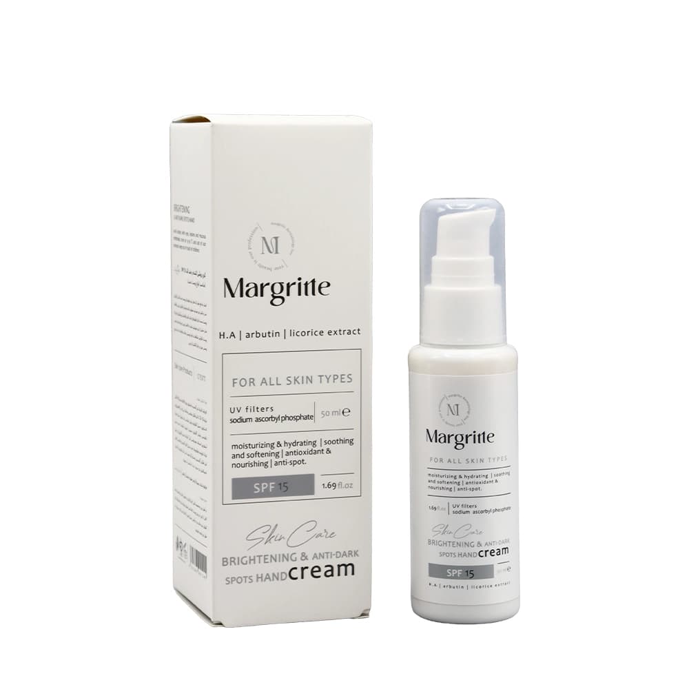 کرم دست روشن کننده و ضد لک SPF15 مارگریت 50ml — تصویر ۳
