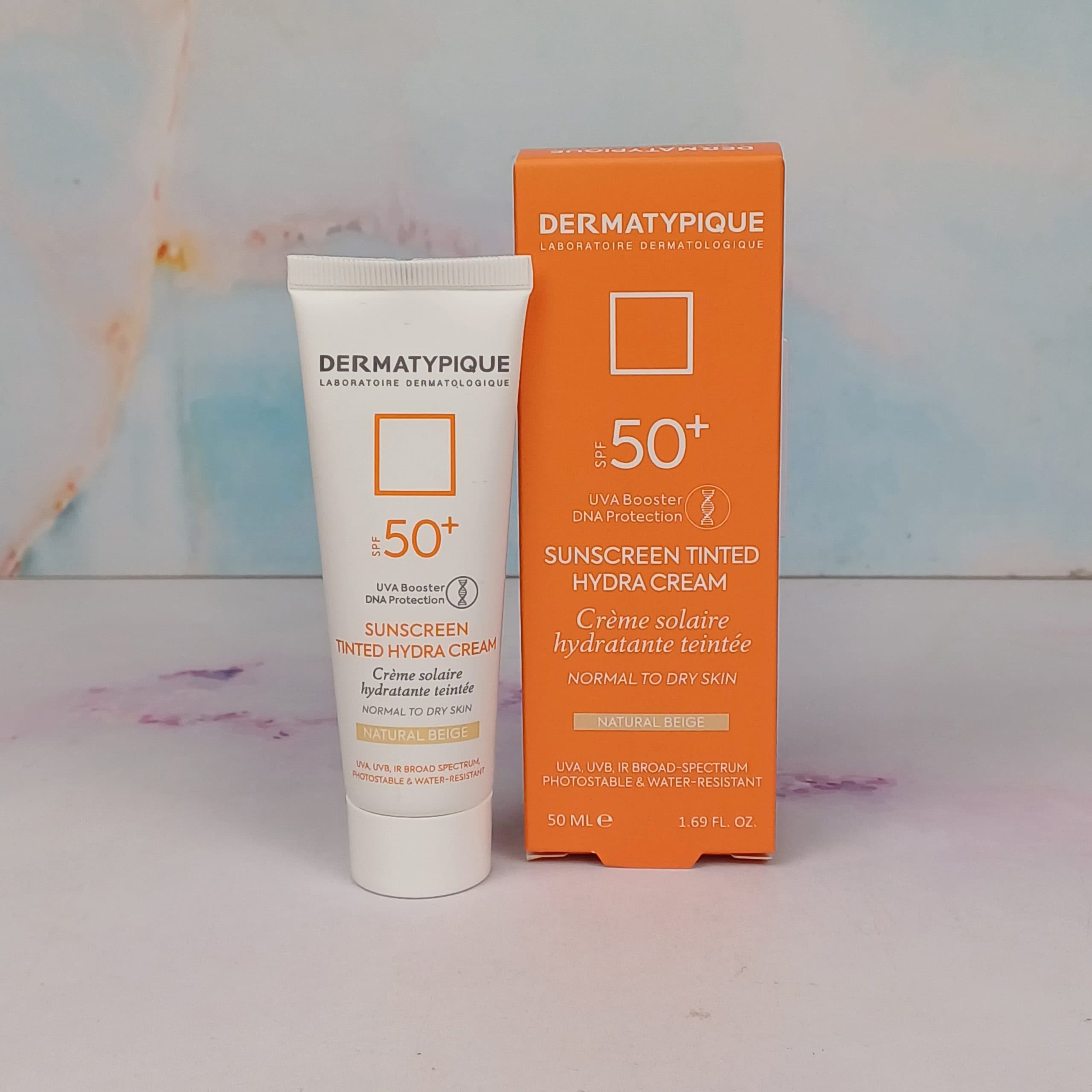 ضد آفتاب پوست خشک SPF50 بژ طبیعی درماتیپیک 50 میلی لیتر