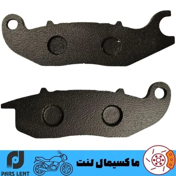 لنت ترمز جلو موتور سیکلت هوندا پی سی ایکس 150 PCX (ترمز ABS) پارس آبی صادراتی (OE) PL50039 — تصویر ۲