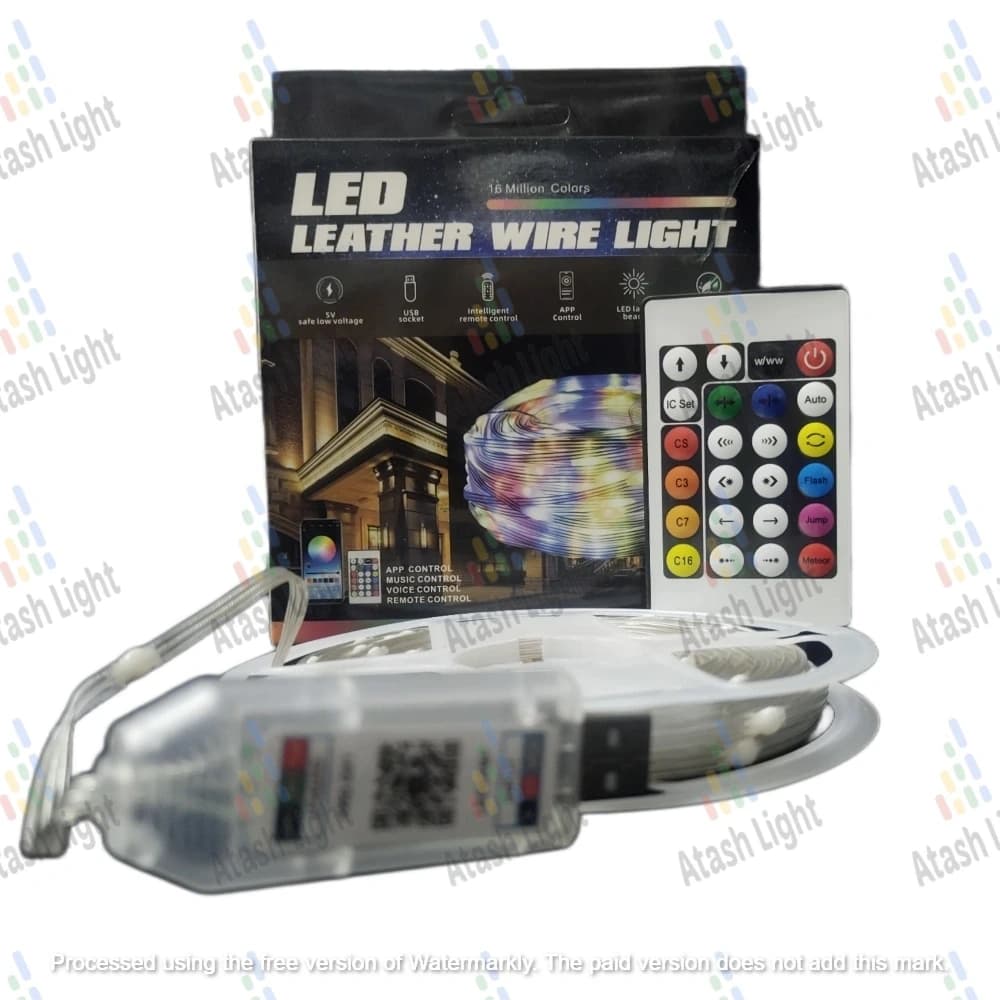 ریسه هوشمند RGB با ریموت و برنامه موبایل 10 متری — تصویر ۴