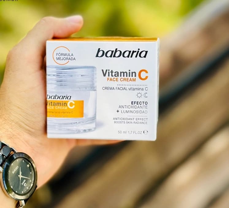 کرم روشن کننده صورت ویتامین C باباریا مدل Vitamin C حجم 50 میل — تصویر ۴
