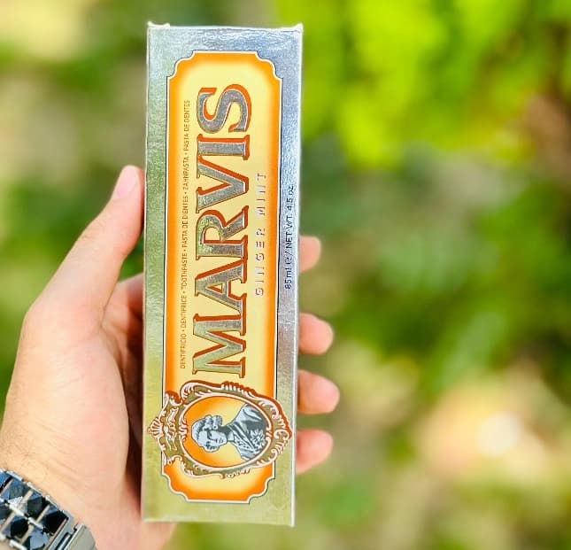 خمیر دندان مارویس شکوفه پرتقال Marvis Orange Blossomحجم ۷۵ میل — تصویر ۵