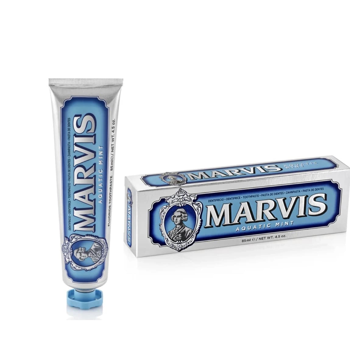 خمیر دندان مارویس مدل نعناع دریایی حجم 85میل MARVIS AQUATIC MINT — تصویر ۴