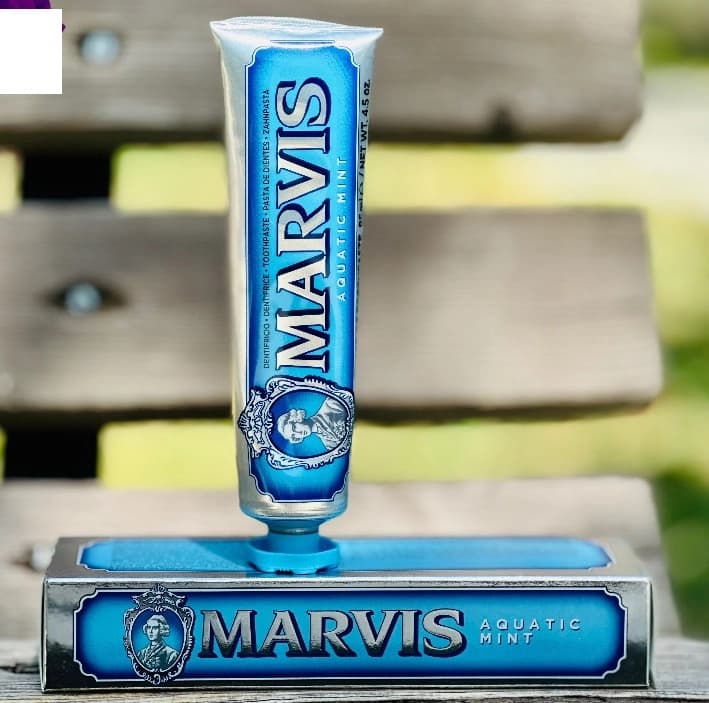خمیر دندان مارویس مدل نعناع دریایی حجم 85میل MARVIS AQUATIC MINT — تصویر ۵