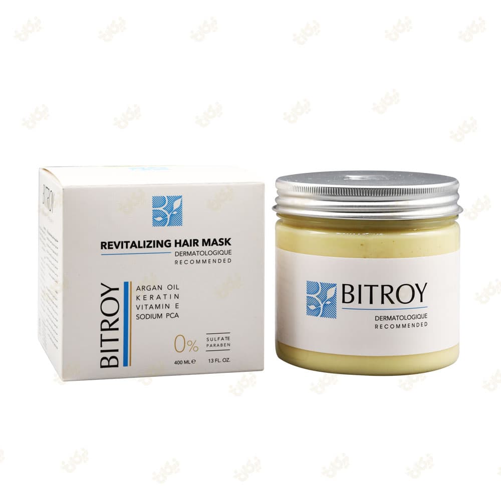 ماسک مو فری سولفات احیا کننده حاوی روغن آرگان مخصوص مو آسیب دیده و خشک بیتروی 400ml
