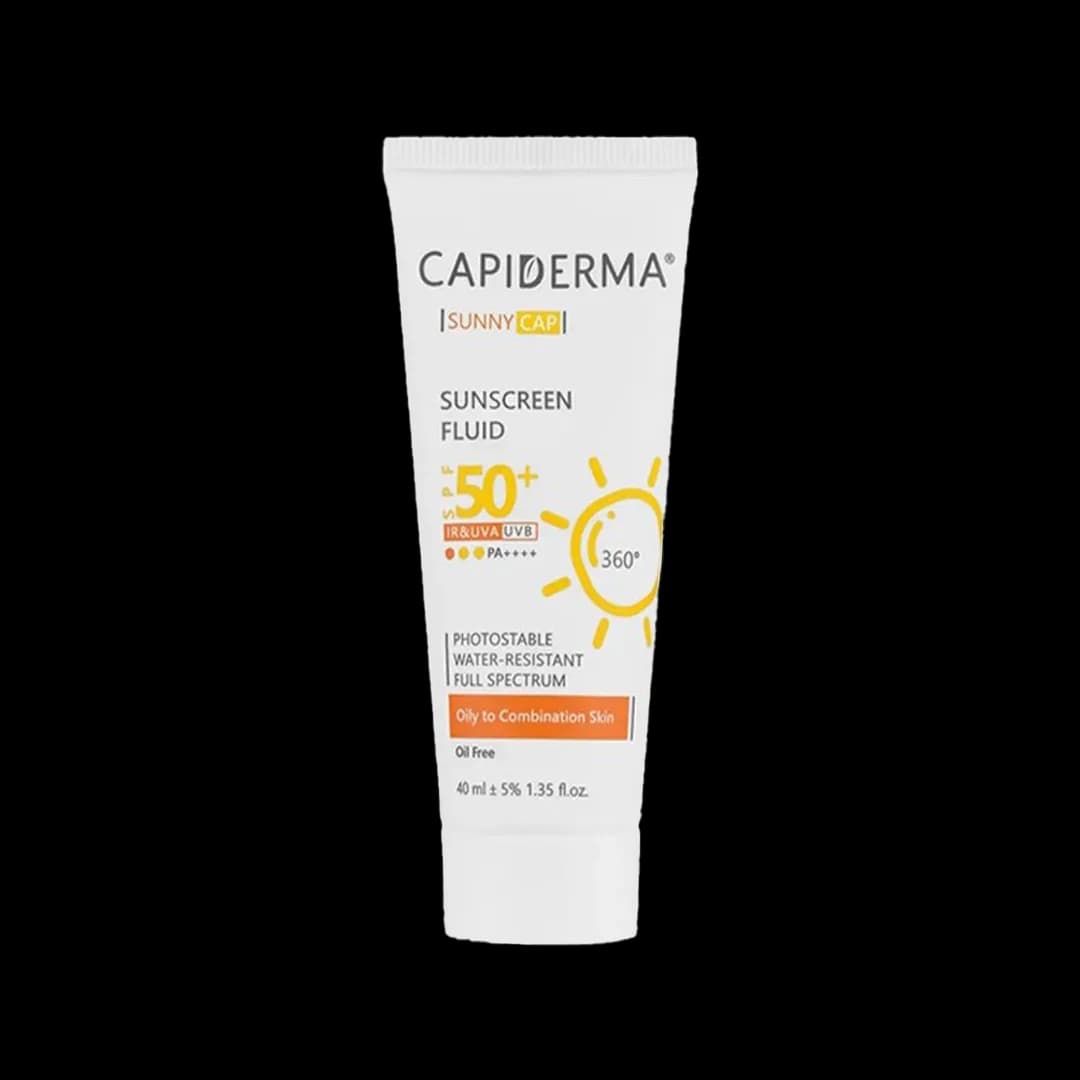 فلوئید ضد آفتاب بی رنگ مناسب پوست چرب کپیدرما 40ml — تصویر ۲