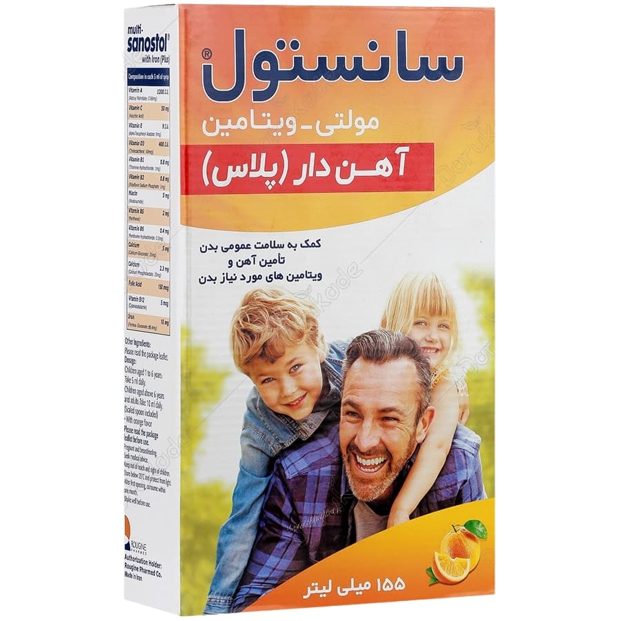 مولتی ویتامین سانستول پلاس آهن — تصویر ۷