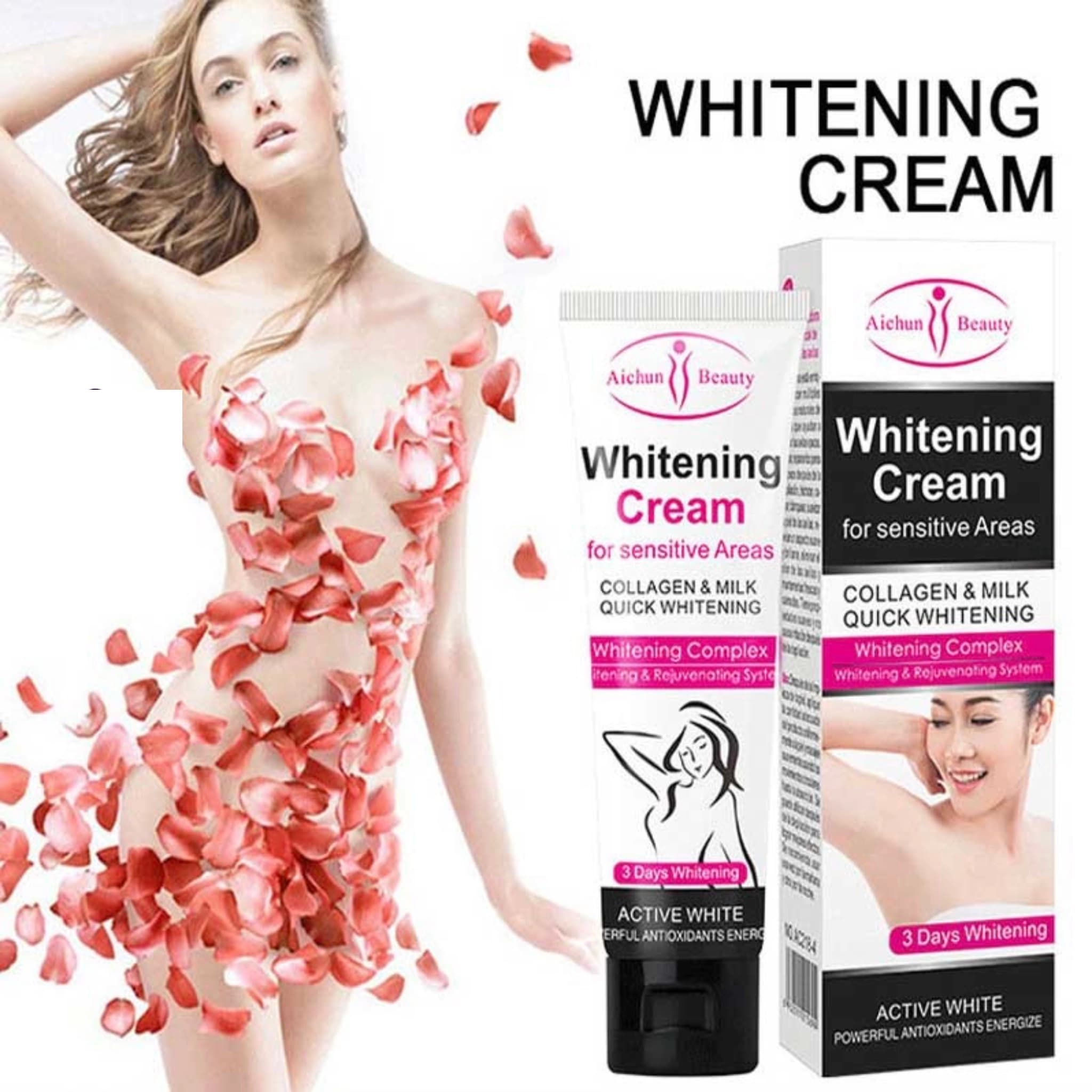 کرم سفید کننده زیر بغل آیچون بیوتی Aichun Beauty_اورجینال — تصویر ۴