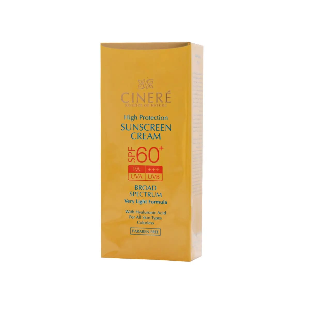 کرم ضد آفتاب SPF60+ بدون رنگ سینره مناسب انواع پوست 50 میلی لیتر — تصویر ۱۰