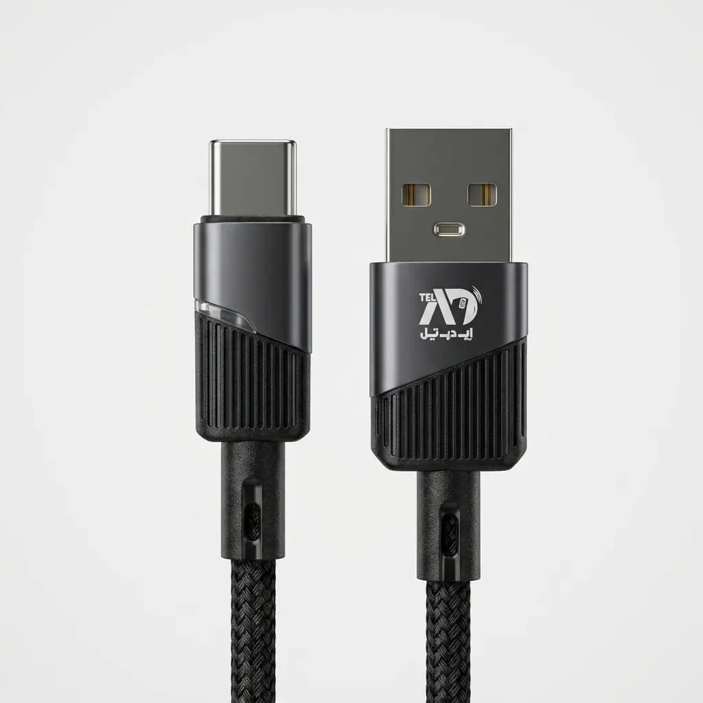 کابل شارژ USB به Type-C ای دی تل — تصویر ۵
