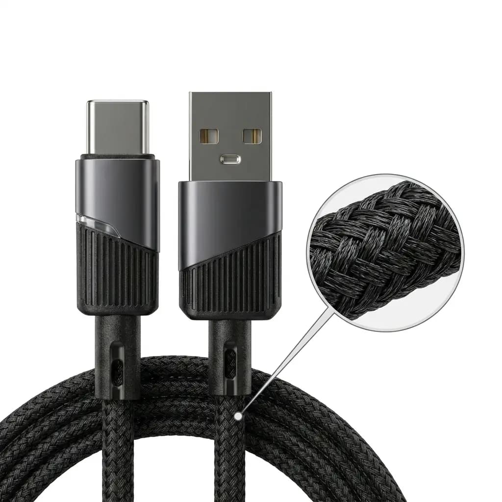 کابل شارژ USB به Type-C ای دی تل — تصویر ۴