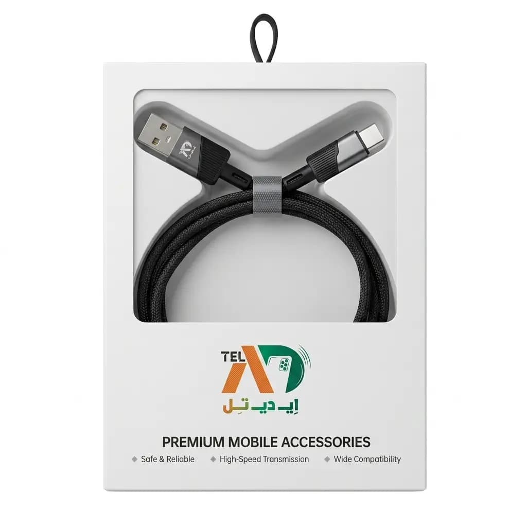 کابل شارژ USB به Type-C ای دی تل — تصویر ۳