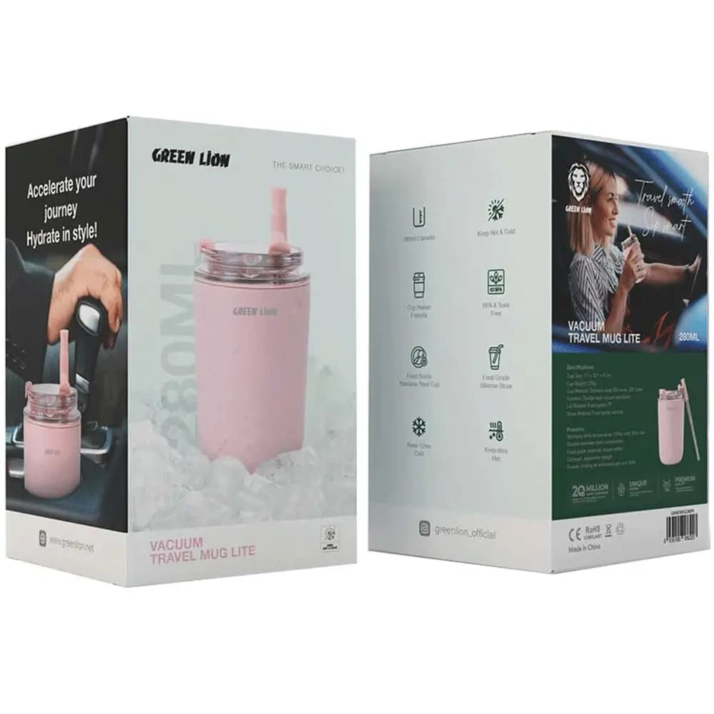 ماگ سفری گرین لاین Vacuum Lite 280ml — تصویر ۴