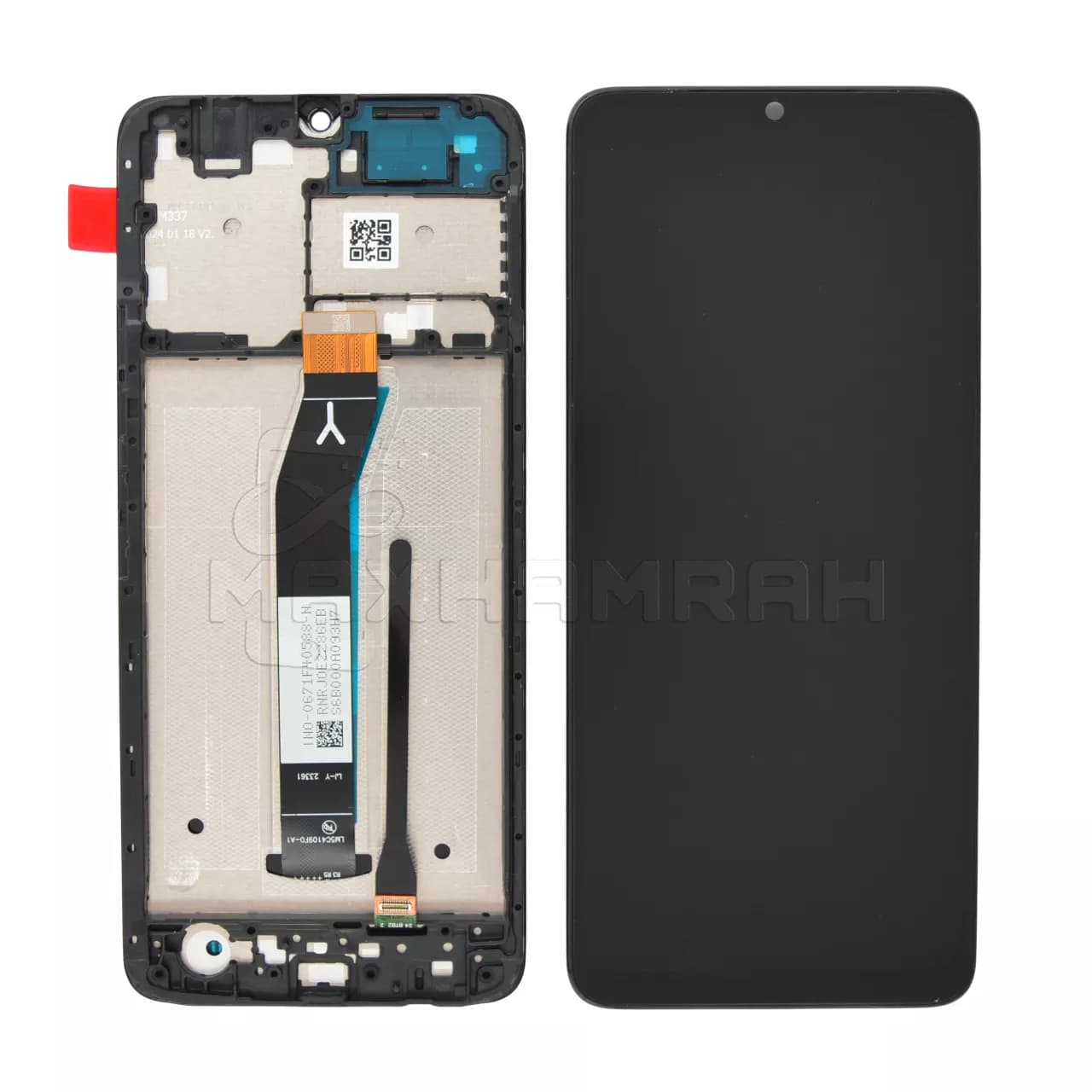 LCD Touch Screen with Frame for Xiaomi Redmi A3 – Black