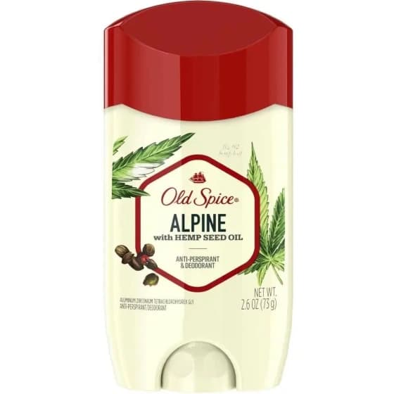 استیک ضد تعریق اولد اسپایس با روغن شاهدانه مدل Alpine حجم ۷۳ گرم — تصویر ۲