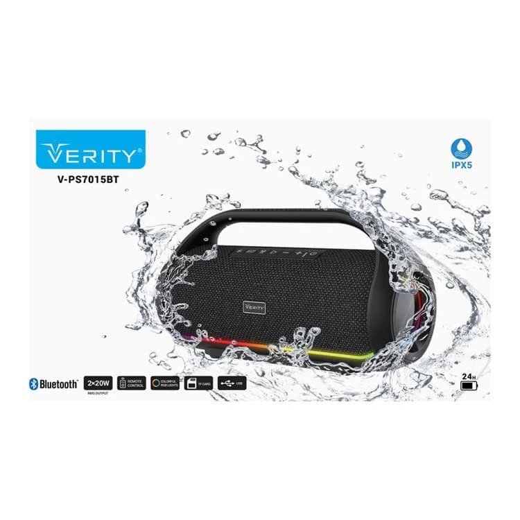 اسپیکر بلوتوثی قابل حمل وریتی مدل V-SP7015BT — تصویر ۵