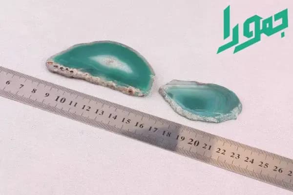 میانکار اسلایس عقیق سبز — تصویر ۴