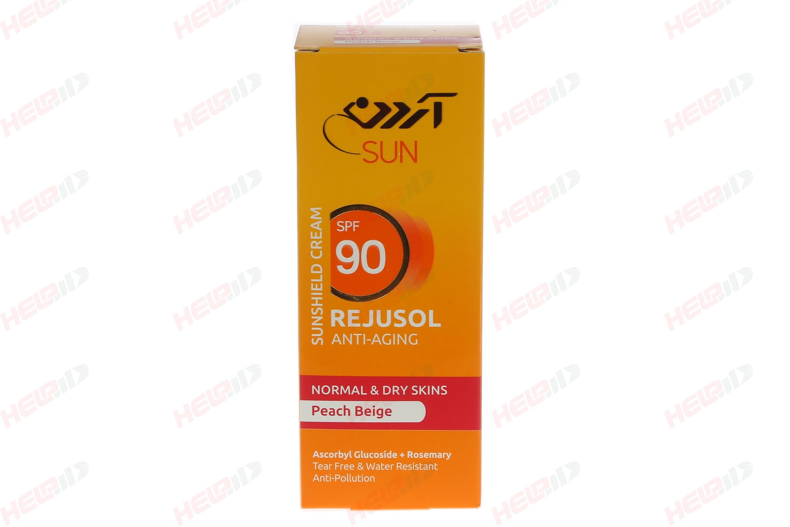 ضد آفتاب رژوسول SPF90 برای پوست های معمولی و خشک