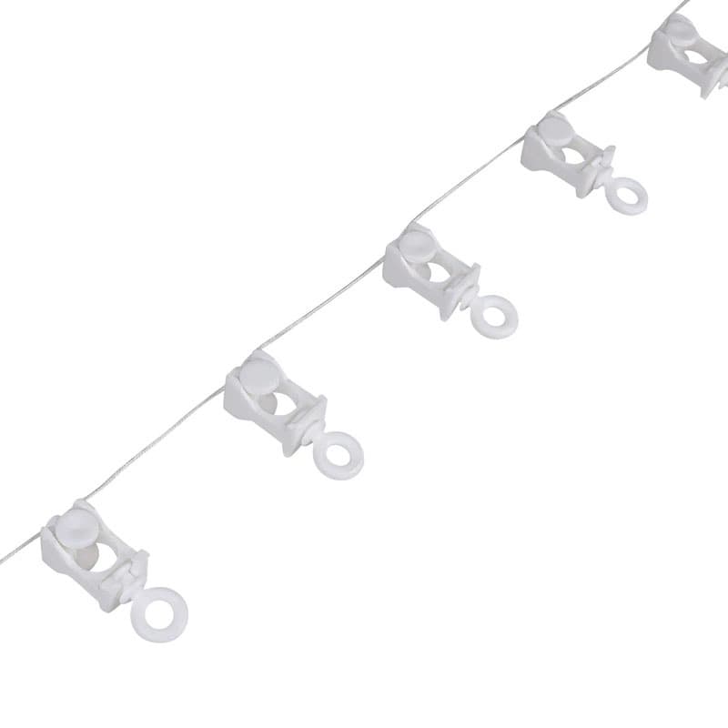 چوب پرده مینیمال 180 سانتی متر مدل گرد آلومینیومی گیره خارجی — تصویر ۱۱