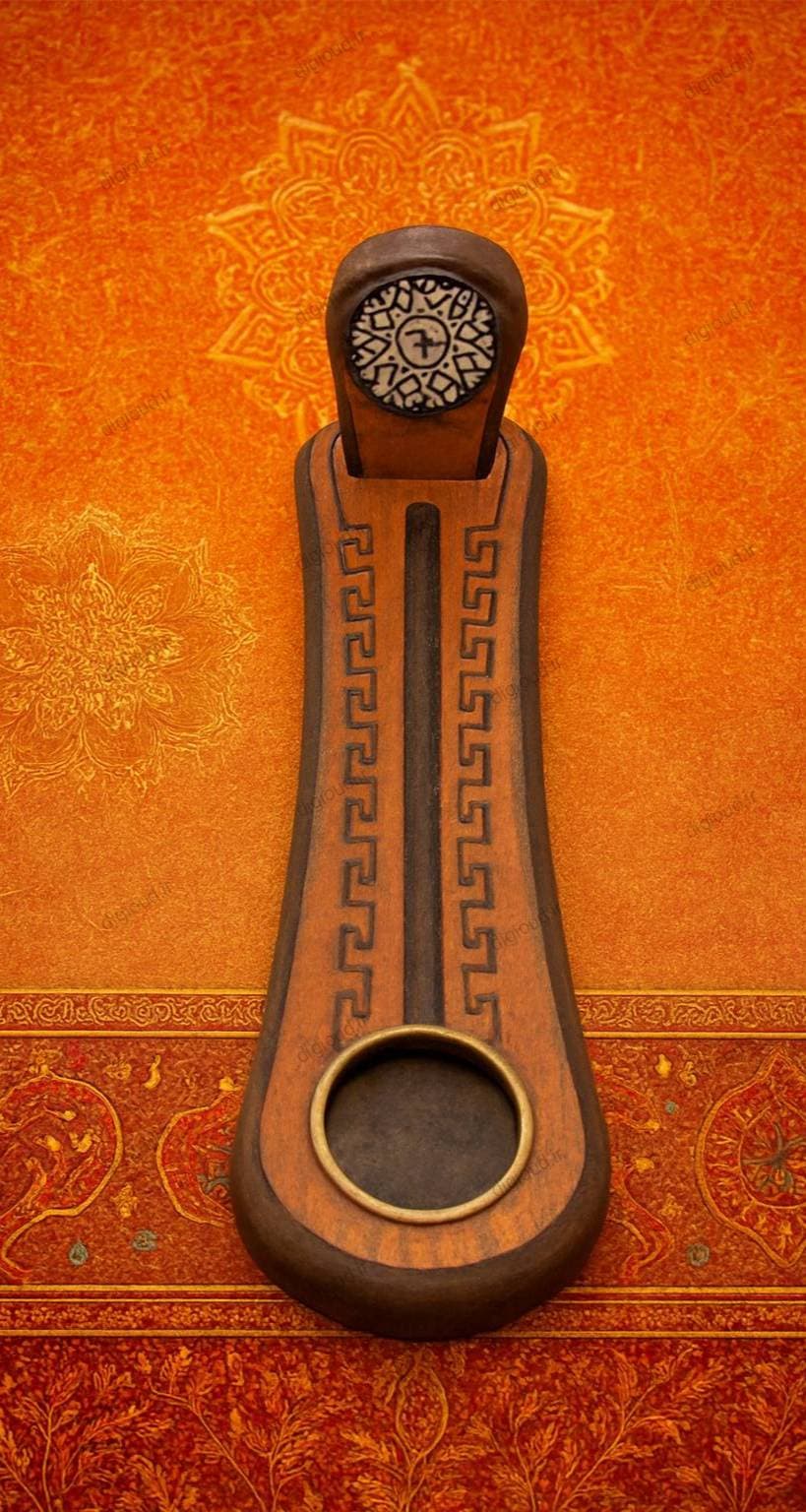 جاعودی شاخه ای چوبی و جاشمعی