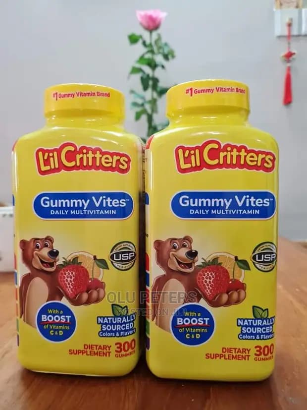 پاستیل مولتی ویتامین کودک (خرسی) 300عددی -hs-97-L’il Critters Gummy Vites — تصویر ۷