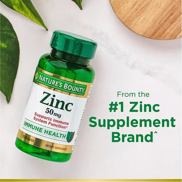 قرص زینک نیچرزبونتی اصل | 100 کپسول 50 میلی گرمی HS-87-ZINC