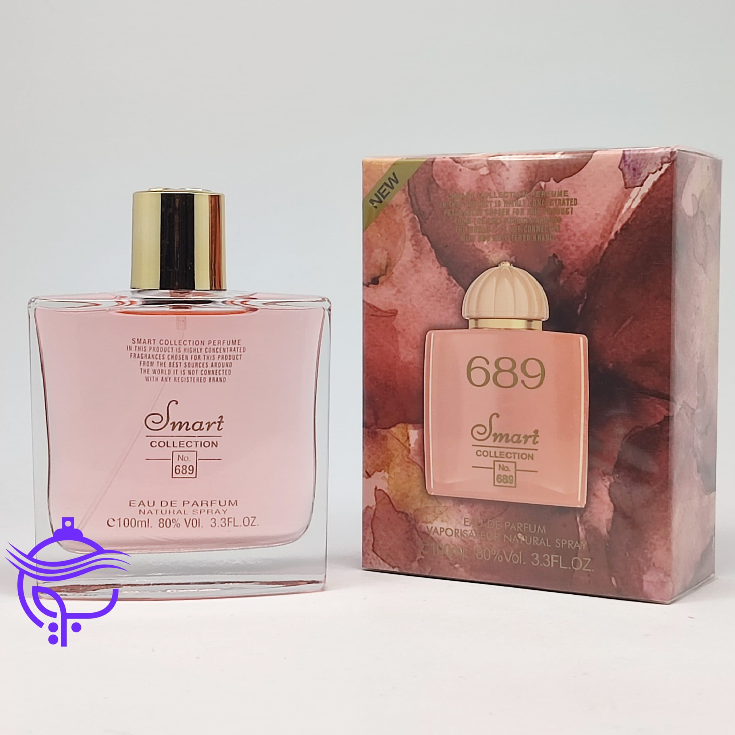 عطر ادکلن زنانه اسمارت کالکشن کد 689 با رایحه آمواج گایدنس حجم 100 میل