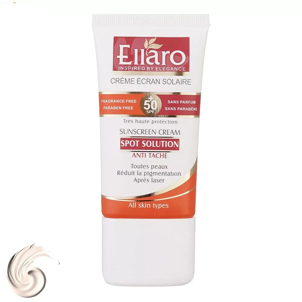 ضد آفتاب بی رنگ الارو ضدلک مدل Spot Solution با SPF50 مناسب انواع پوست حجم 40 میل — تصویر ۵