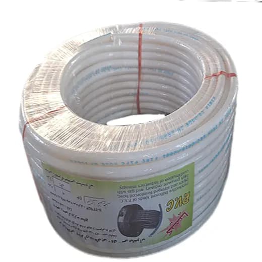 شیلنگ 9 گازی شفاف دولایه نخ‌دار