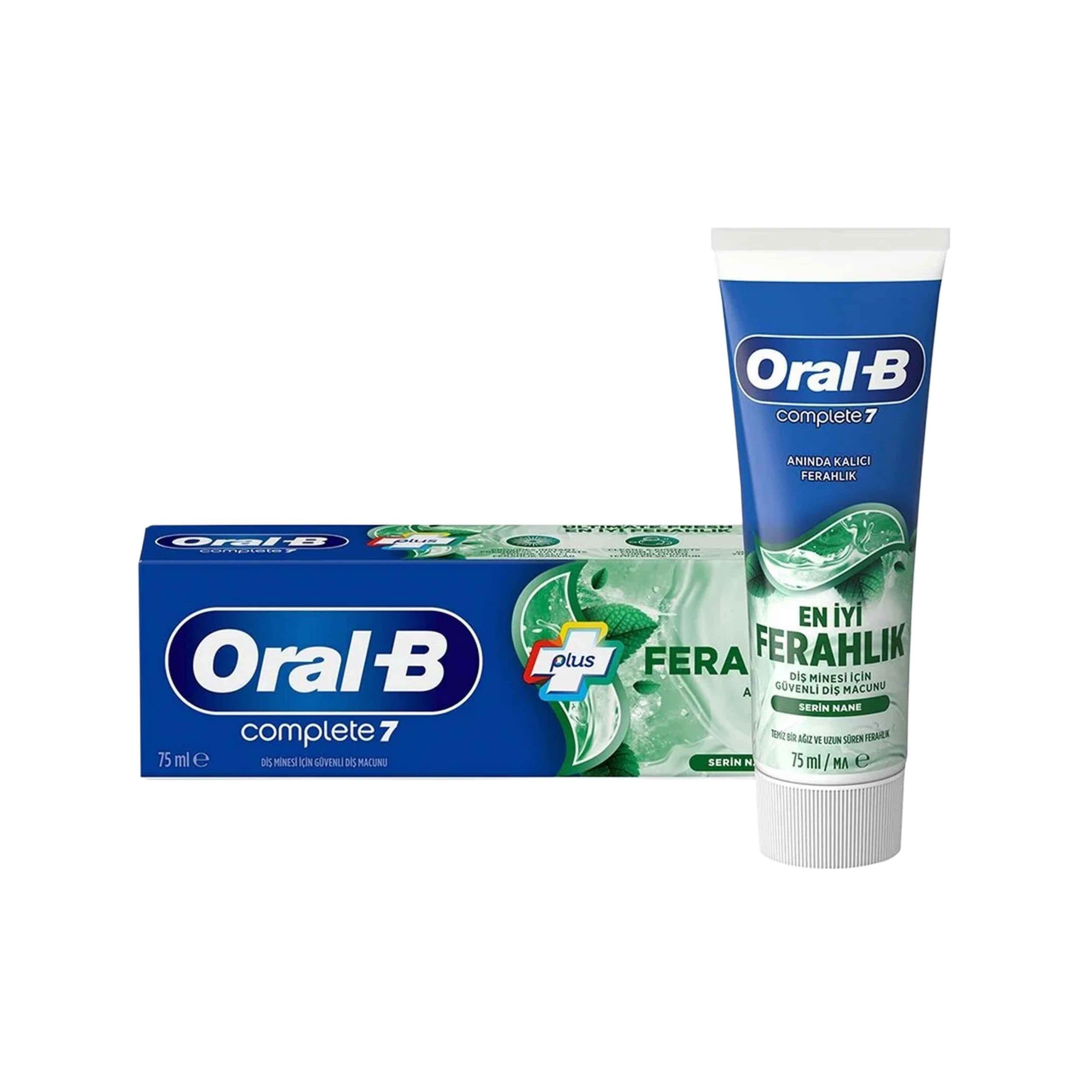 خمیر دندان Oral-B اورال بی مدل Ultimate Fresh Complete 7 Plus حجم 75 میل