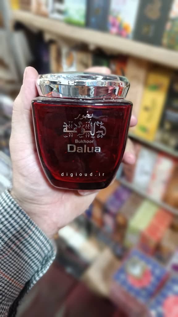 بخور عربی شیشه ای ۸۰ گرم مدل دلوعه Dalua