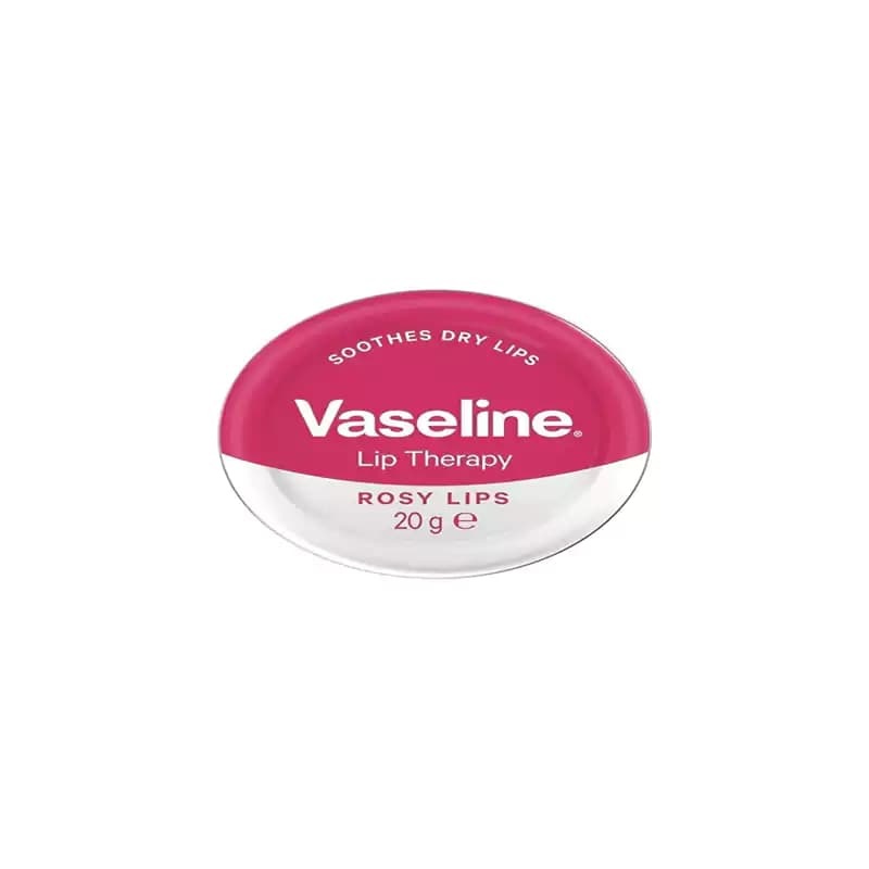 بالم لب وازلین Vaseline صورتی رایحه گل رز ROSY حجم 20 گرم