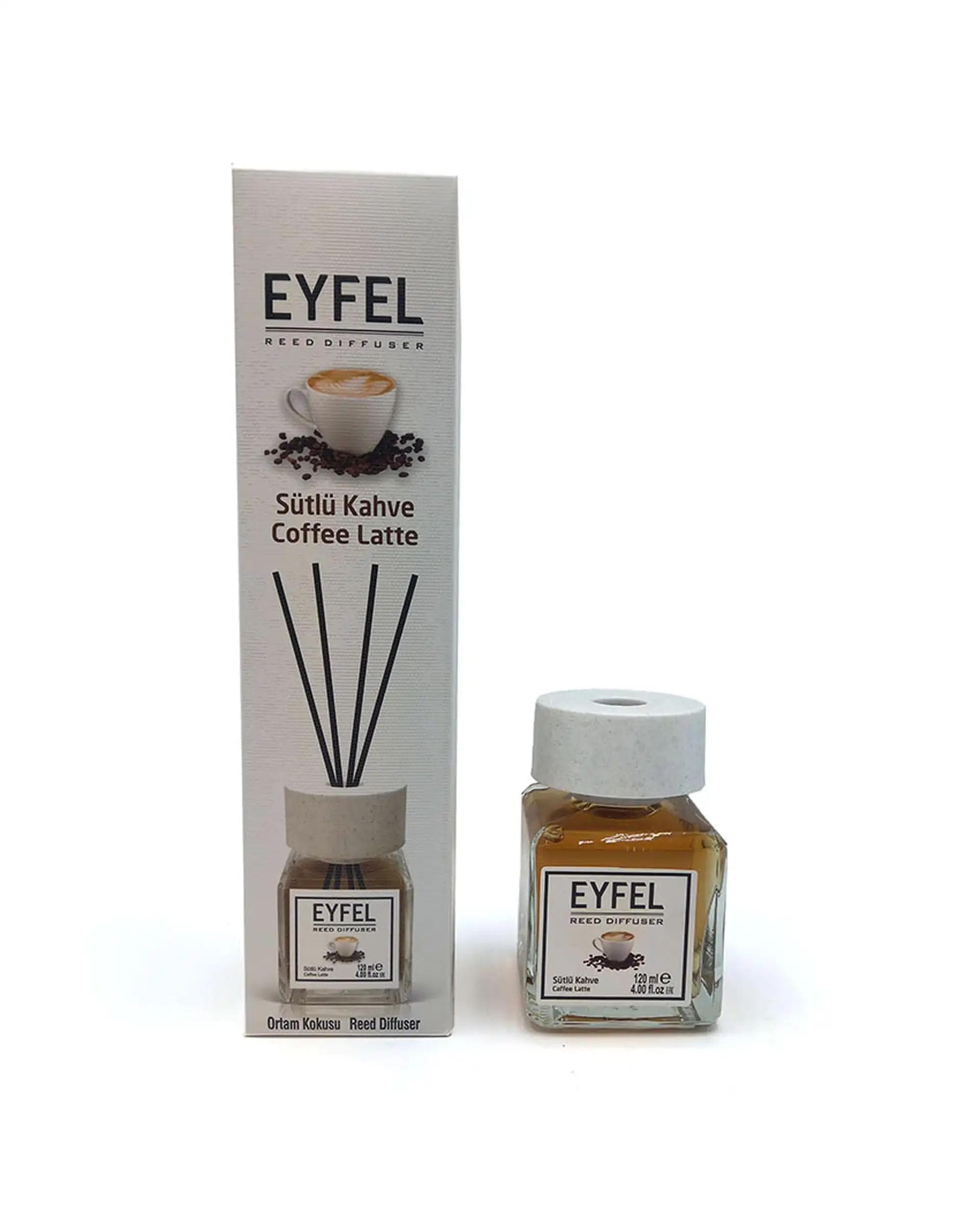 خوشبو کننده هوا ایفل Eyfel مدل کافه لاته حجم 120ml — تصویر ۲