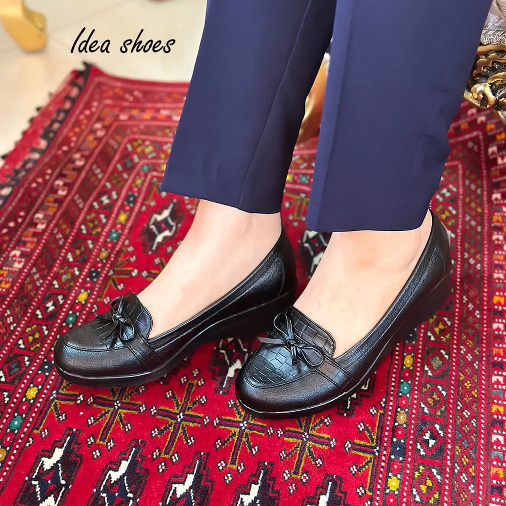 کفش طبی زنانه مدل پاپیونی کد 163 — تصویر ۷