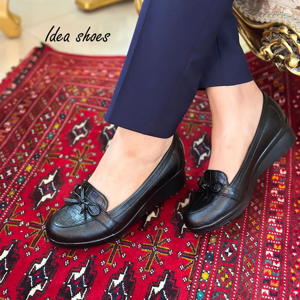 کفش طبی زنانه مدل پاپیونی کد 163 — تصویر ۶