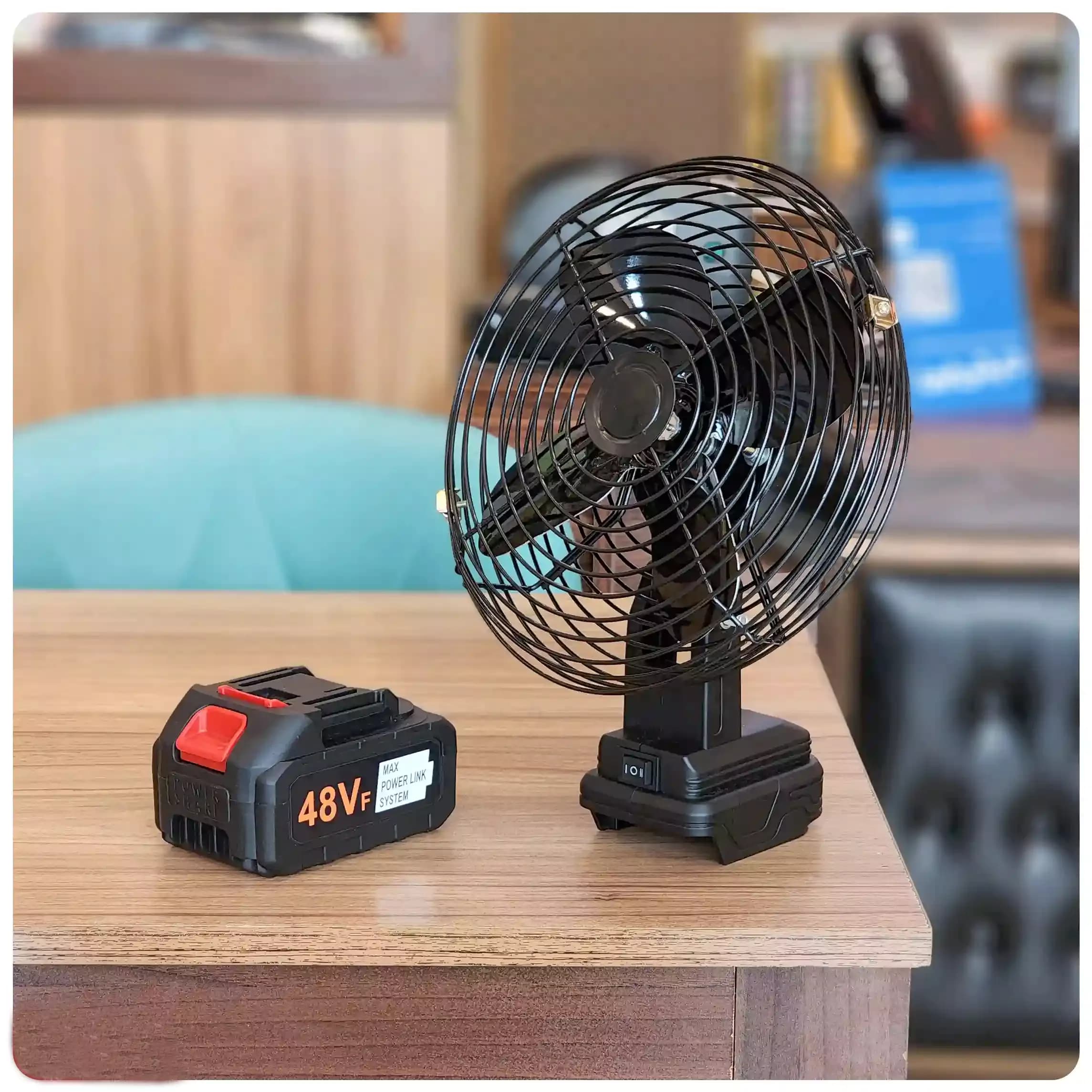 پنکه شارژی فلزی 48 ولت نووا مدل Nova ZL-08 Lithium Outdoor — تصویر ۷