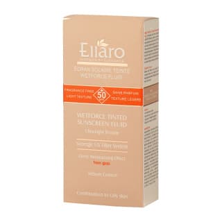 فلوئید ضد آفتاب رنگی الارو Wetforce با SPF50 مناسب پوست نرمال تا خشک و مختلط حجم 50 میل — تصویر ۴