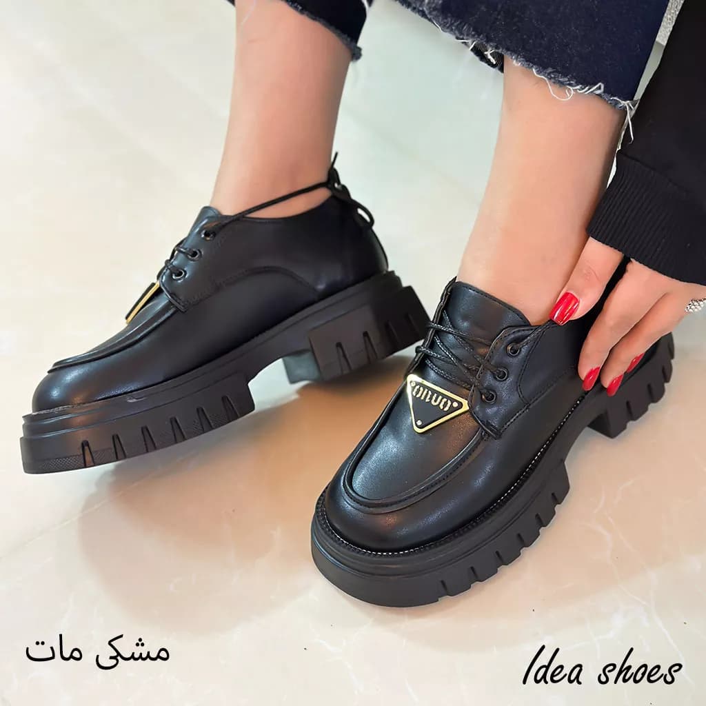 کفش لوفر بندی یراق مثلثی کد 244 — تصویر ۷
