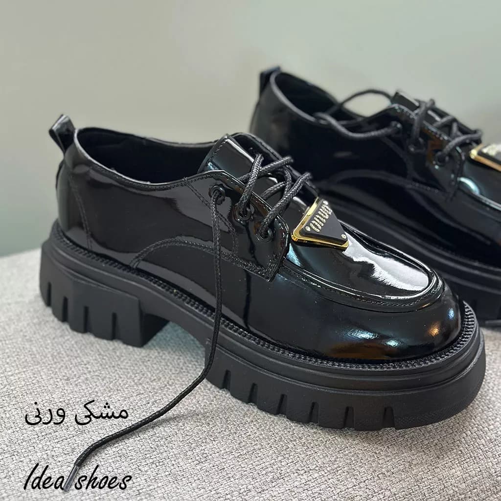 کفش لوفر بندی یراق مثلثی کد 244 — تصویر ۶