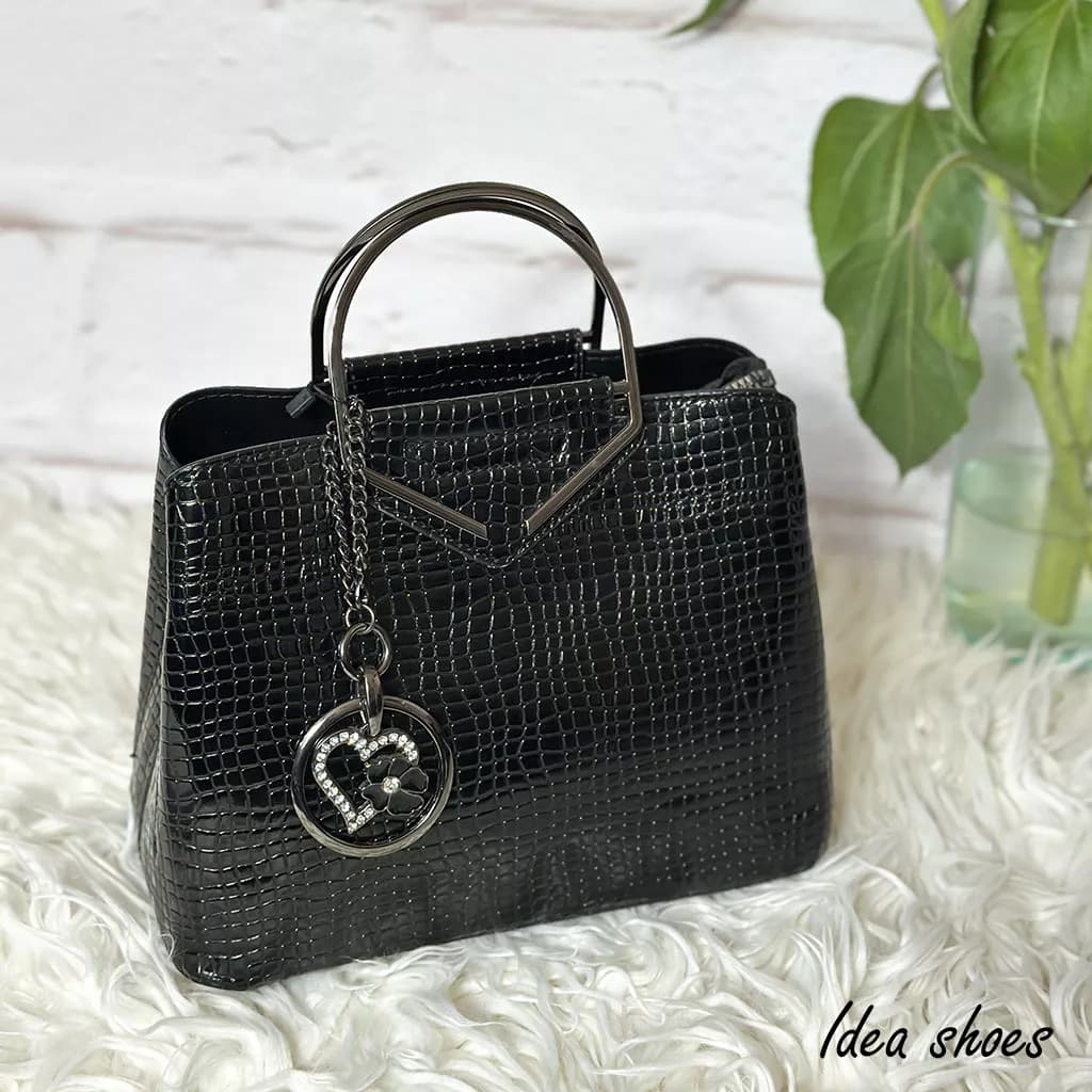 کیف مجلسی دخترانه دسته فلزی کد 3299 — تصویر ۵