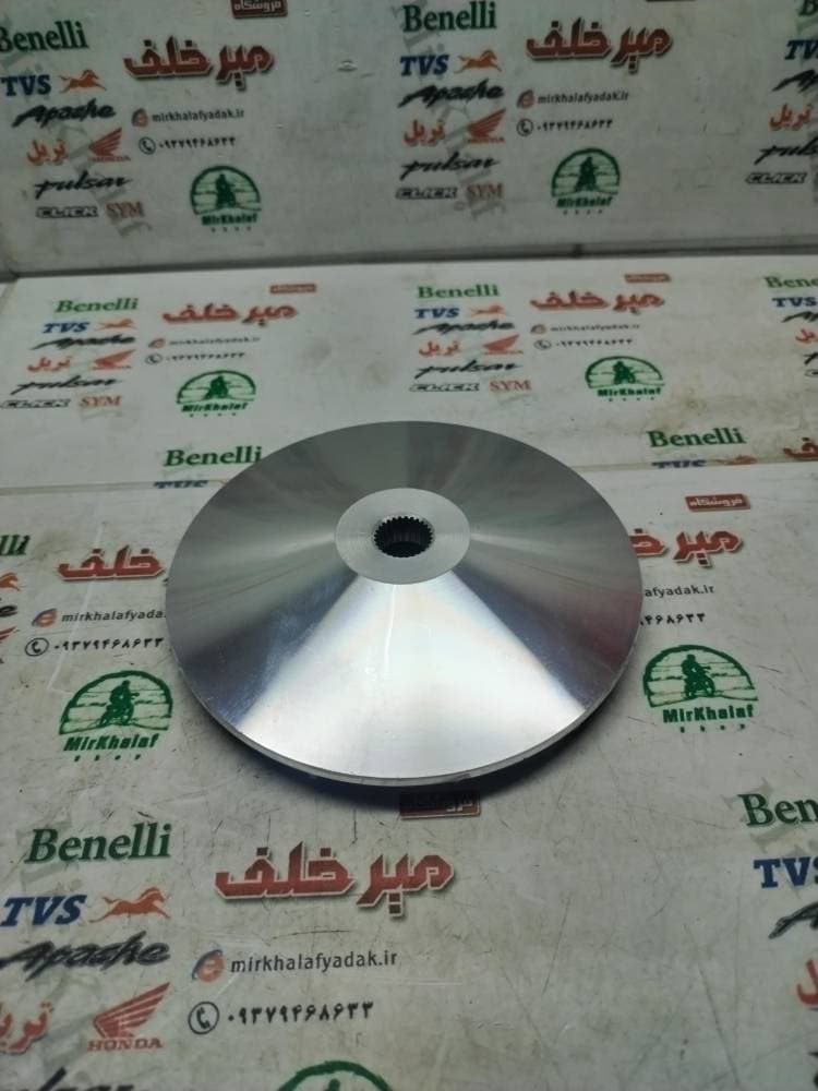 درب روی پولی (فولی) کلاچ جلو موتور طرح کلیک و اسکوتر و یاماها طرح ایروکس nvx و کاوان و فیدل و بنلی ستا 125 — تصویر ۵