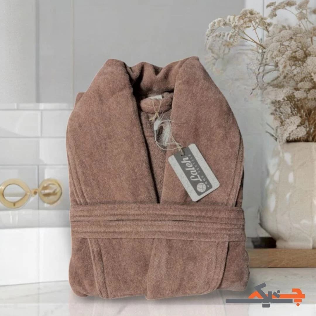 حوله تن پوش لاله سایز 135 رنگ قهوه‌ای (شکلاتی) کد HL1355282 — تصویر ۲