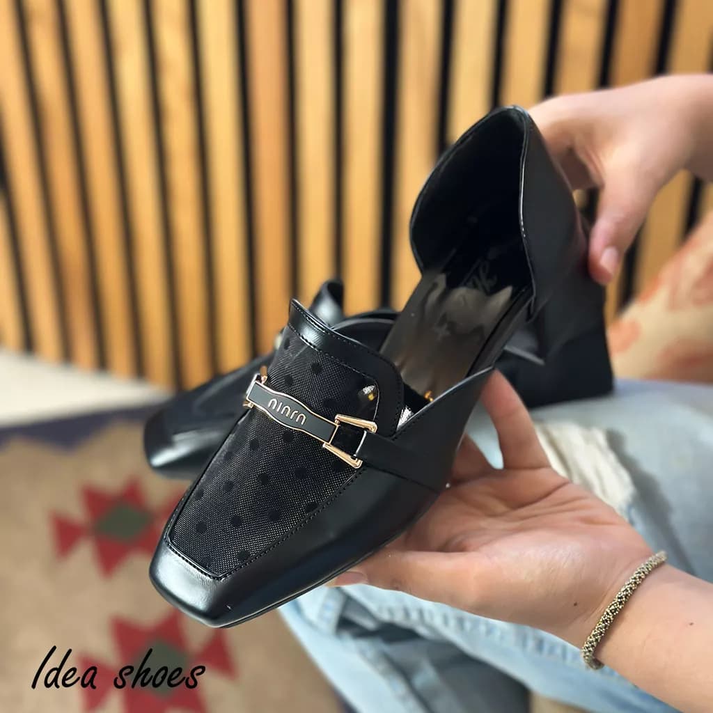 کفش دخترانه مجلسی مدل توپی کد 352 — تصویر ۲