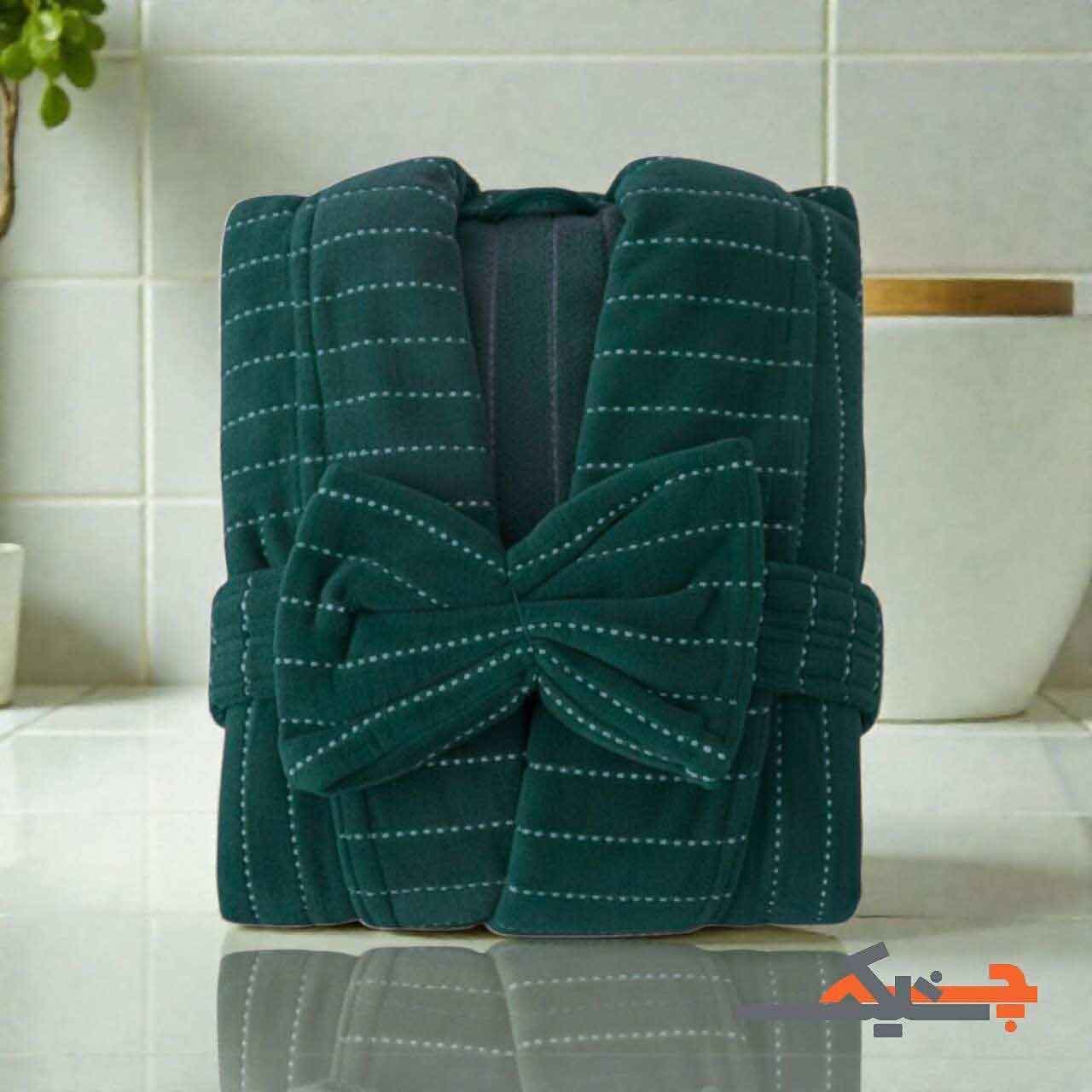 حوله حمام تن پوش تنپاک 125 (سبز یشمی) کد HT12536231 — تصویر ۴